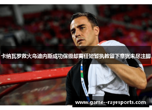卡纳瓦罗救火乌迪内斯成功保级却离任短暂执教留下意犹未尽注脚